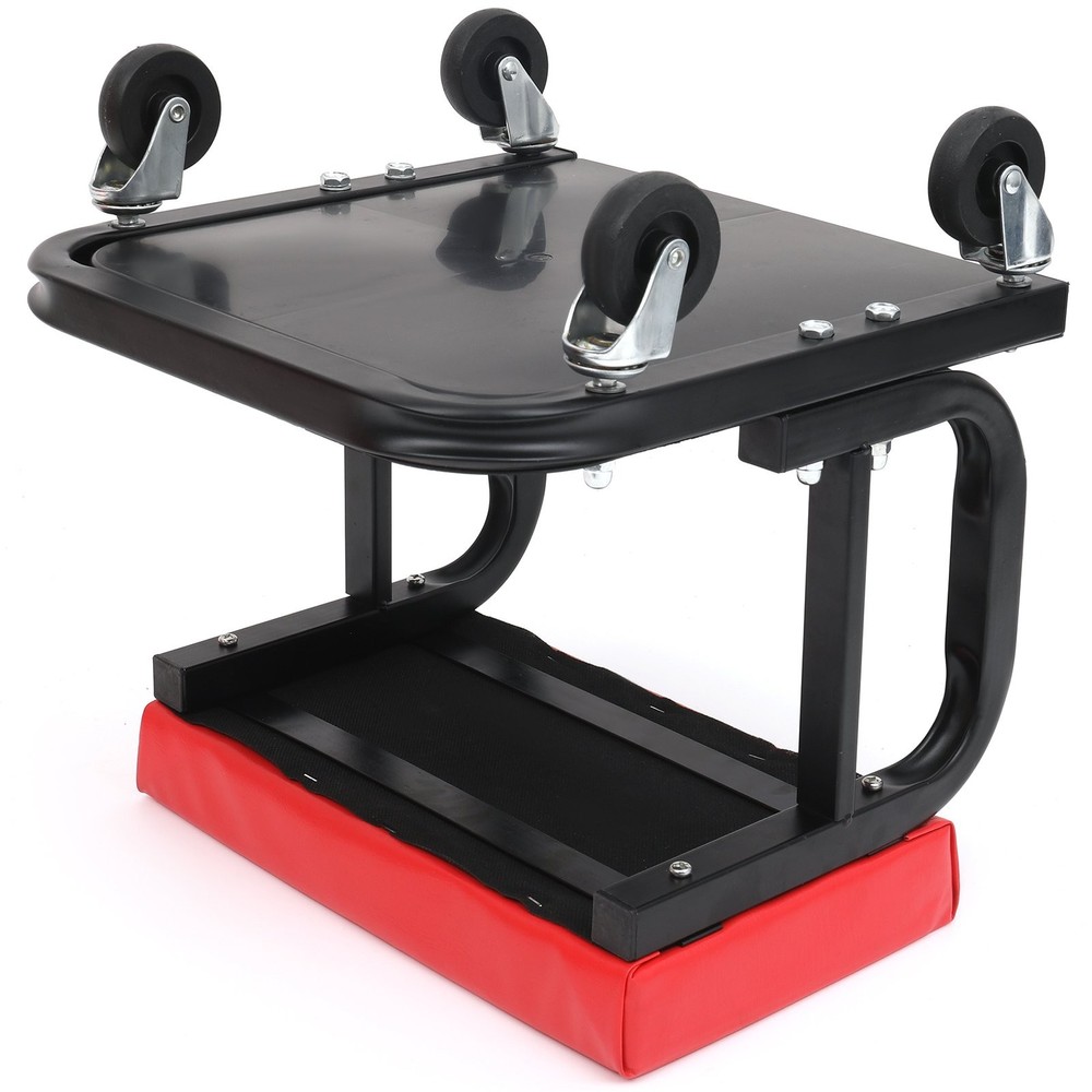Rolling Mechanic Seat Garage Tool Box Creeper Chair Work Stool