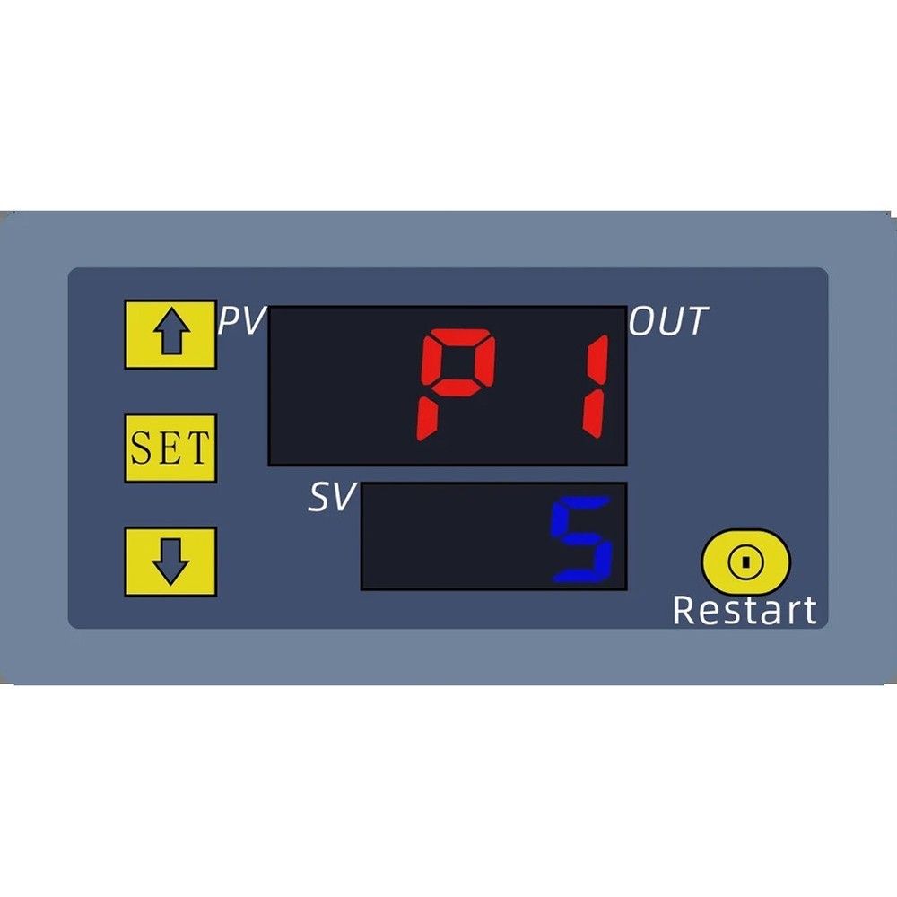 LED Digital Relay Module T3230 18 Mode Programmable Timer 110-220V 20A