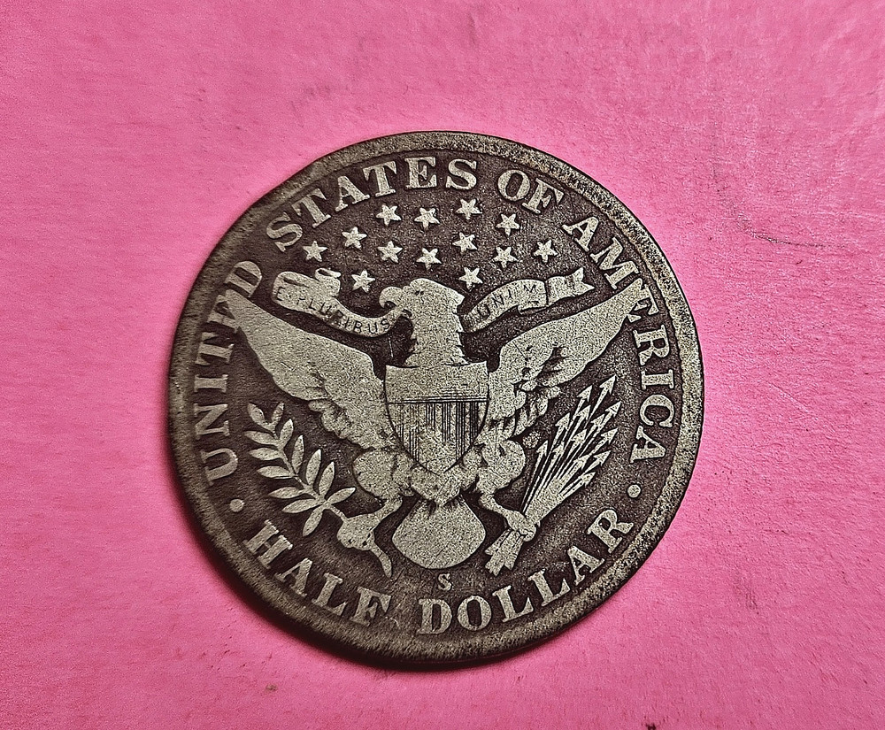 1911 S Barber Half dollar 90% Silver