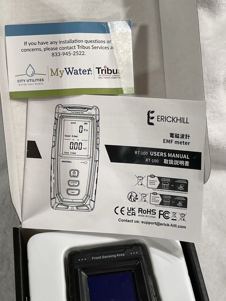 Erickhill Rechargeable EMF Tester - Electromagnetic Radiation Tester