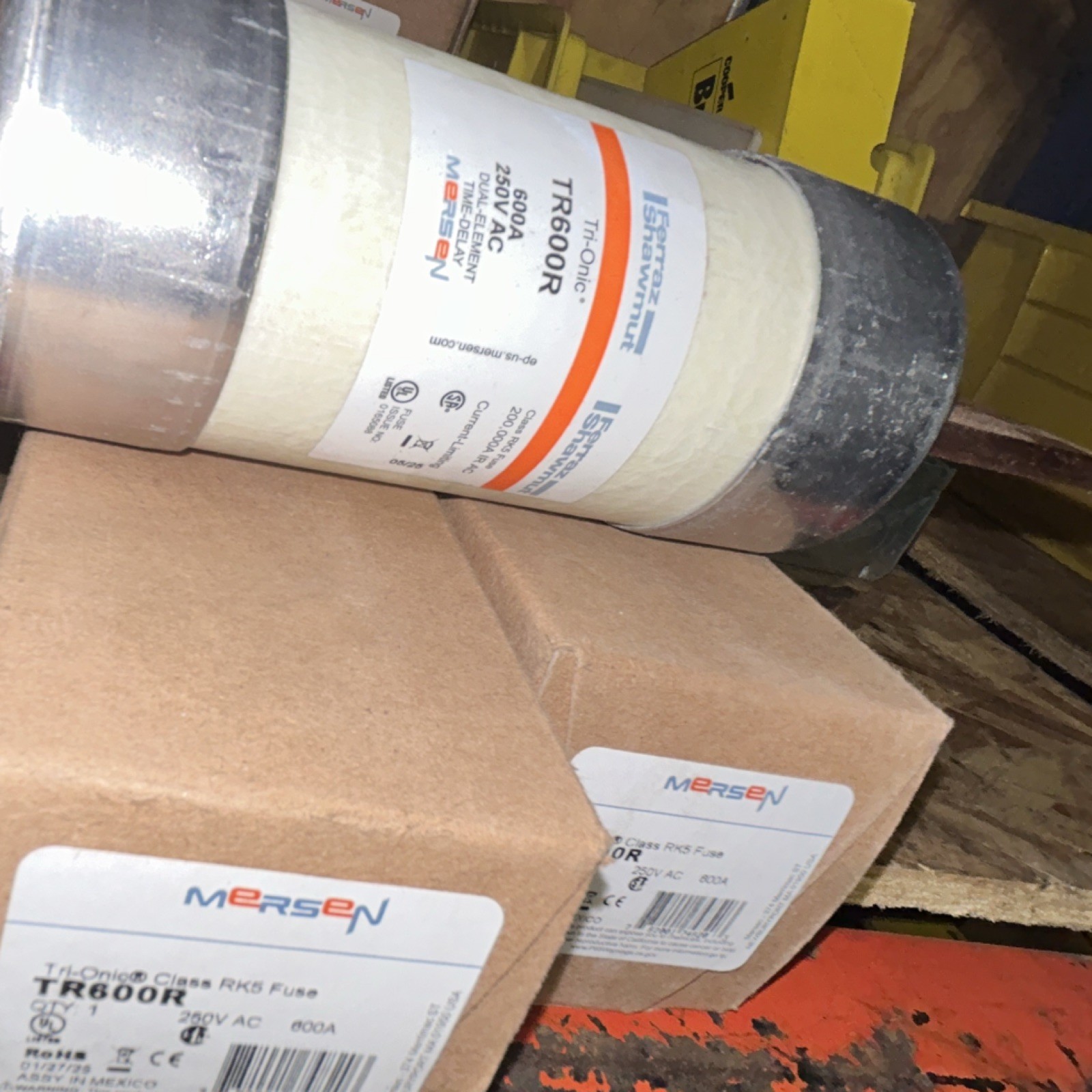 Mersen TR600R 600A 250V AC Time-Delay Class RK5 Dual Element Cartridge Fuse