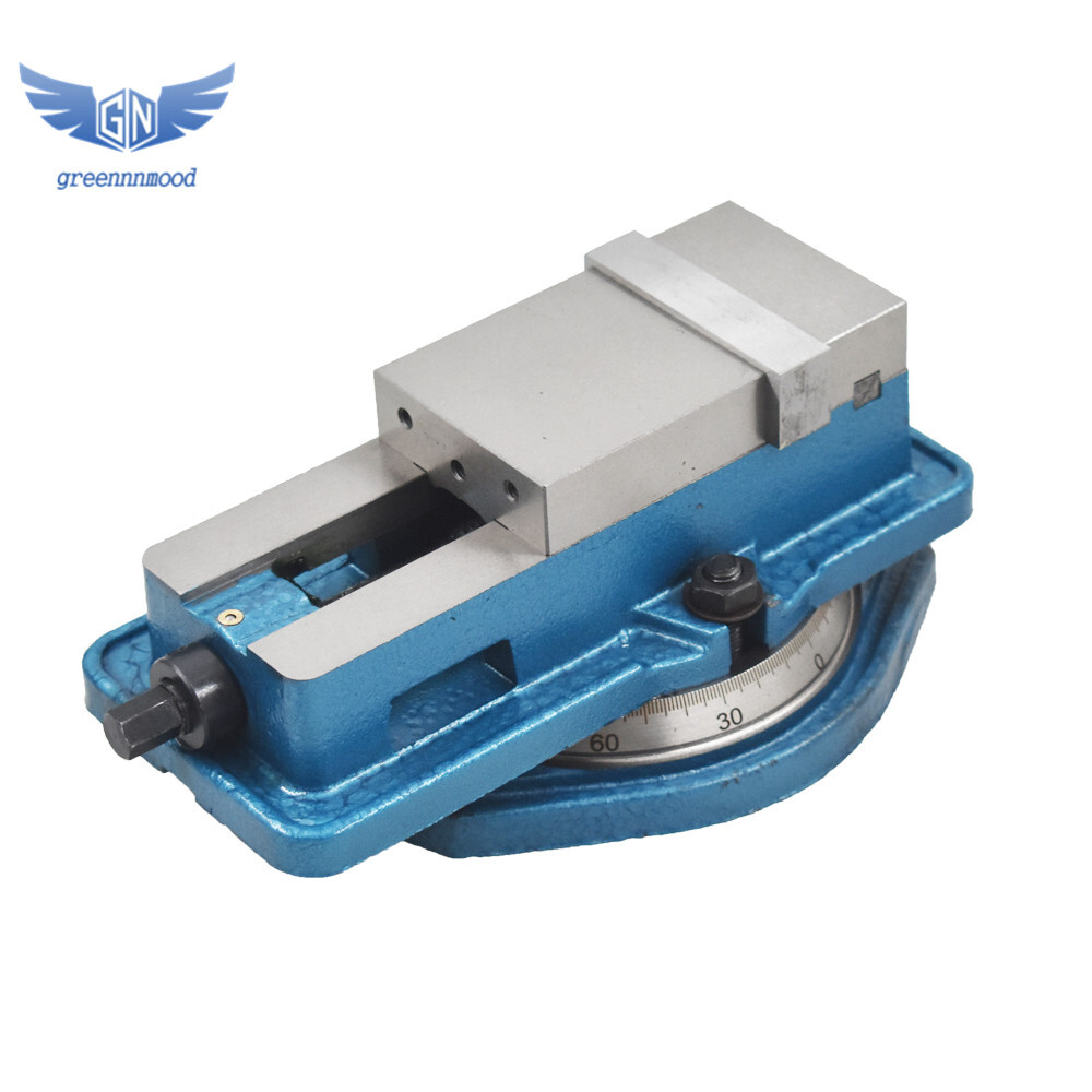 3" Milling Machine Lockdown Vise With 360 Swiveling Base High Precision