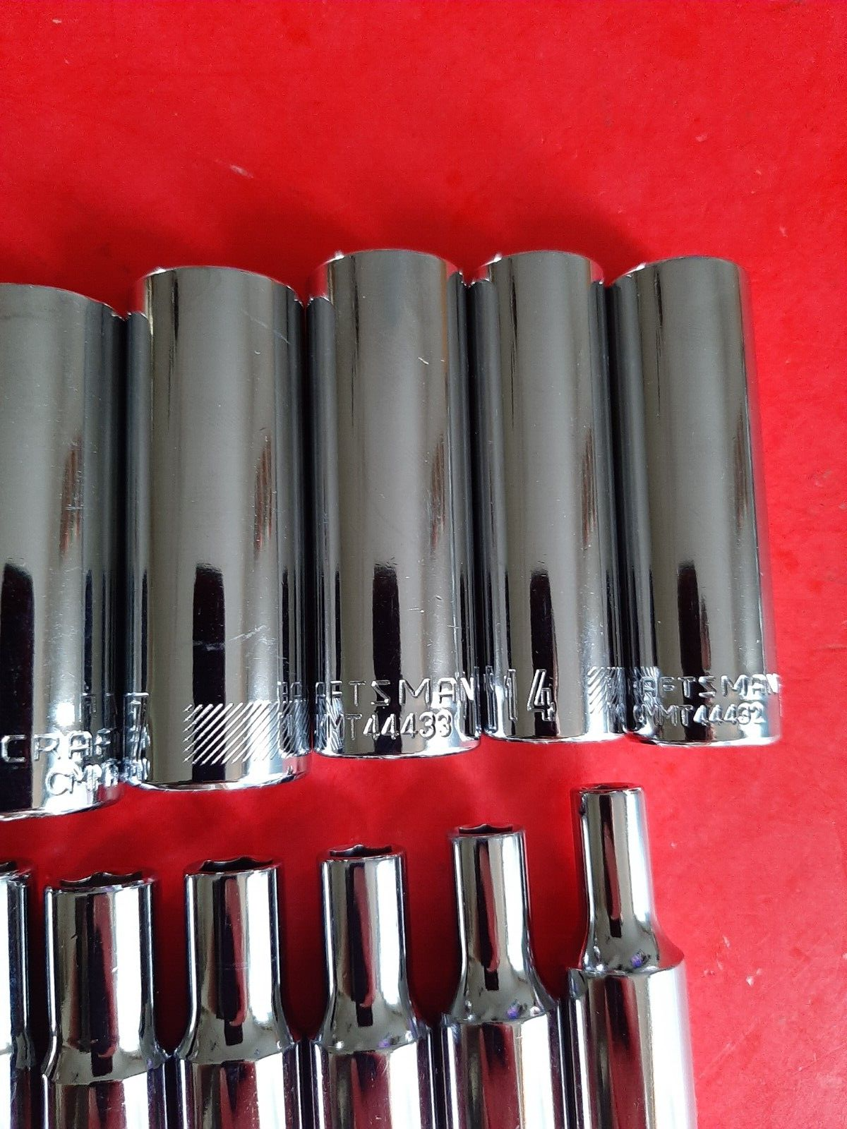 NEW Craftsman Tools 15 Piece Deep 3/8" METRIC MM 6 Point Socket Set 6-19mm +21mm