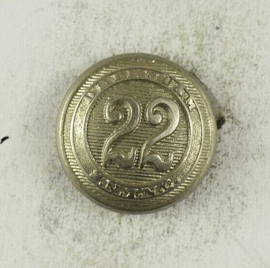 1880s-90s New York 22nd Regiment Uniform Button E13CT