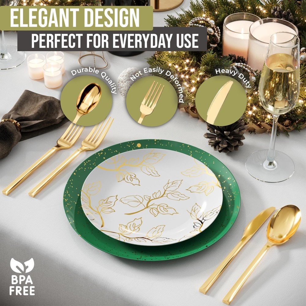 Gold Plastic Silverware Set Gold Silverware Disposable Forks And Spoons