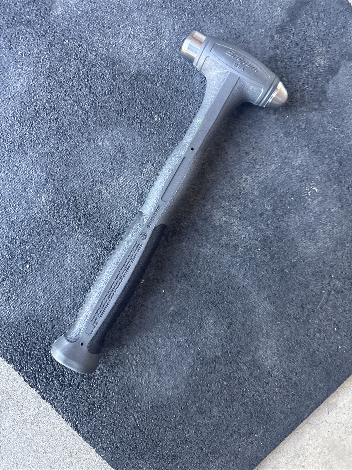 For Snap on Tools USA NEW 8oz Dark Titanium Soft Grip Dead Blow Hammer HBBD8DT