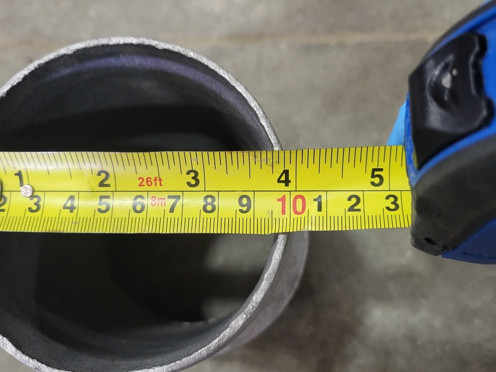 Generic 4" Camlock Hose Barb, E400, Type E, Aluminum