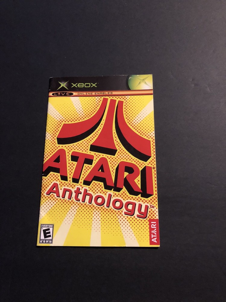 atari anthology xbox Manual Only