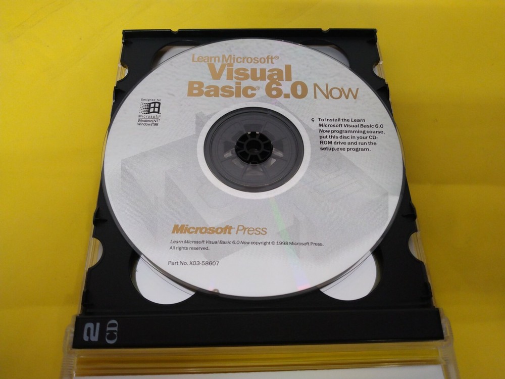 Microsoft Visual Basic 6.0 Learning Edition 2 CD , Windows 95/98/NT 4.0