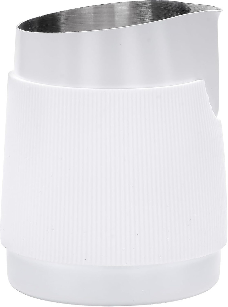 Normcore Handleless Milk Pitcher with round Spout, Espresso Steaming Pitcher, 18