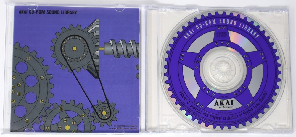 Akai Professional Sound Library Volume 4 Akai Format Sample Library Sampling CD