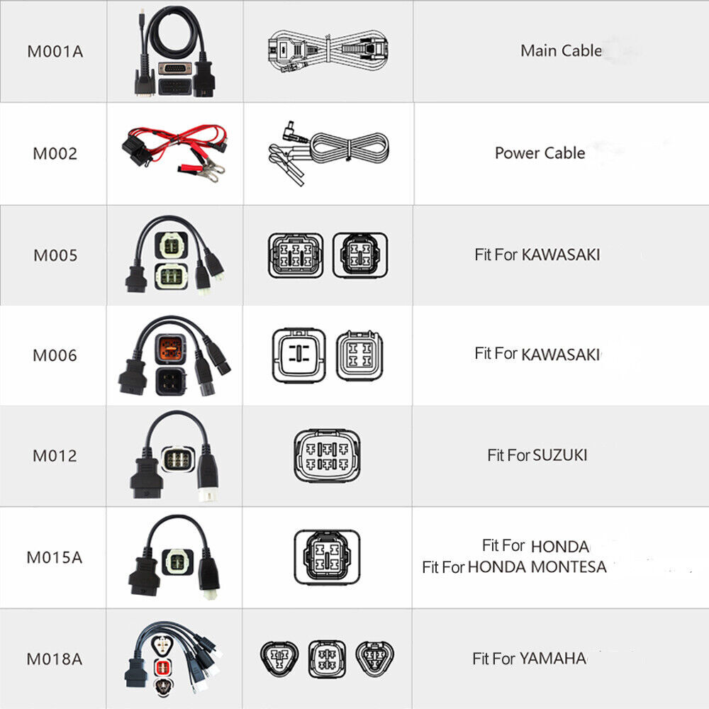 ANCEL MT700 OBD2 Scanner All System Code Reader Motorcycle Diagnostic Tool ABS
