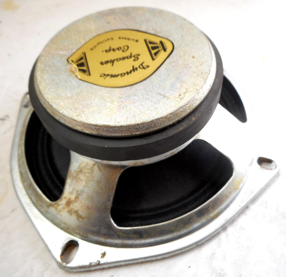 1(ONE) DYNAMIC SPEAKER CORP. MIDRANGE SPEAKER - FROM SOUND RESEARCH LABS SPEAKER
