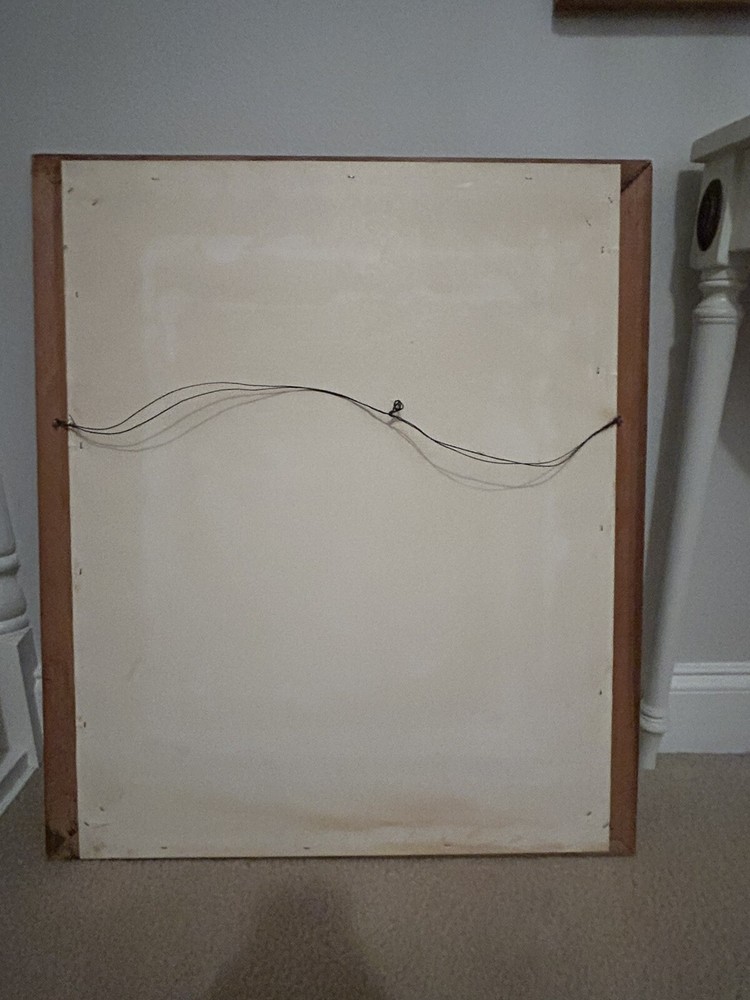Vintage framed needlepoint