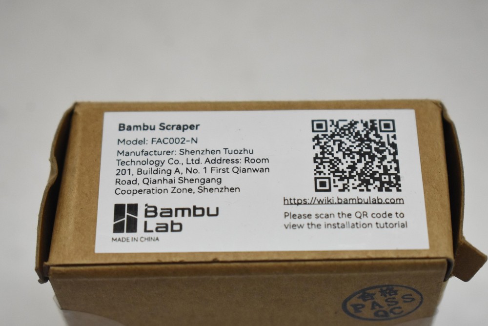 Bambu Lab Scraper FAC002-N Print Bed Removal Tool 3D Printer OEM Accessory
