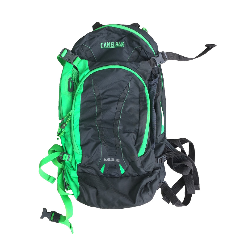 CamelBak M.U.L.E. Hydration Backpack Black Green (Bladder Not Included)