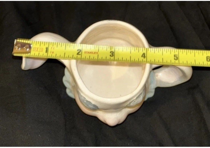 Vintage Easter Bunny Rabbit Bowl & Mug Candy Dish Decorative Glazed Ceramic EUC