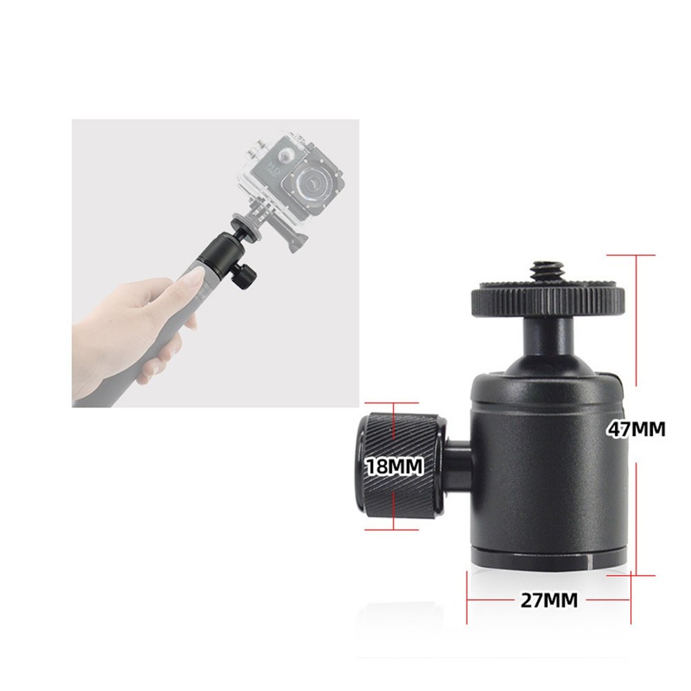 Camera Tripod Mount Small Photography Light Bracket Ball Head Flash