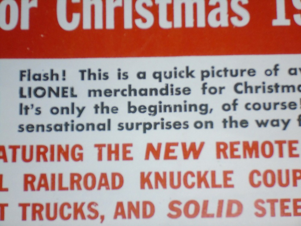 1945 Lionel Catalogs Incorrect Spelling + Corrected Version Reprint Greenberg's