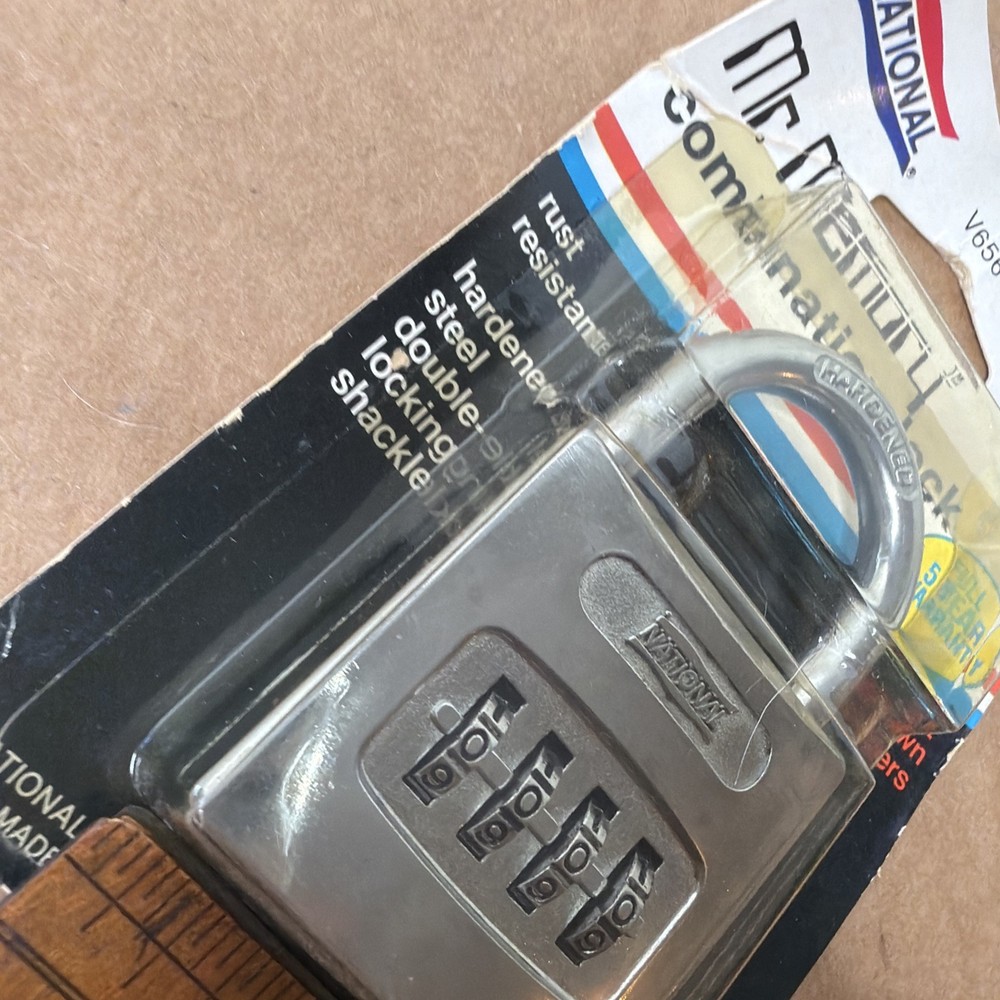 National Mr. Memory Combination Lock V656
