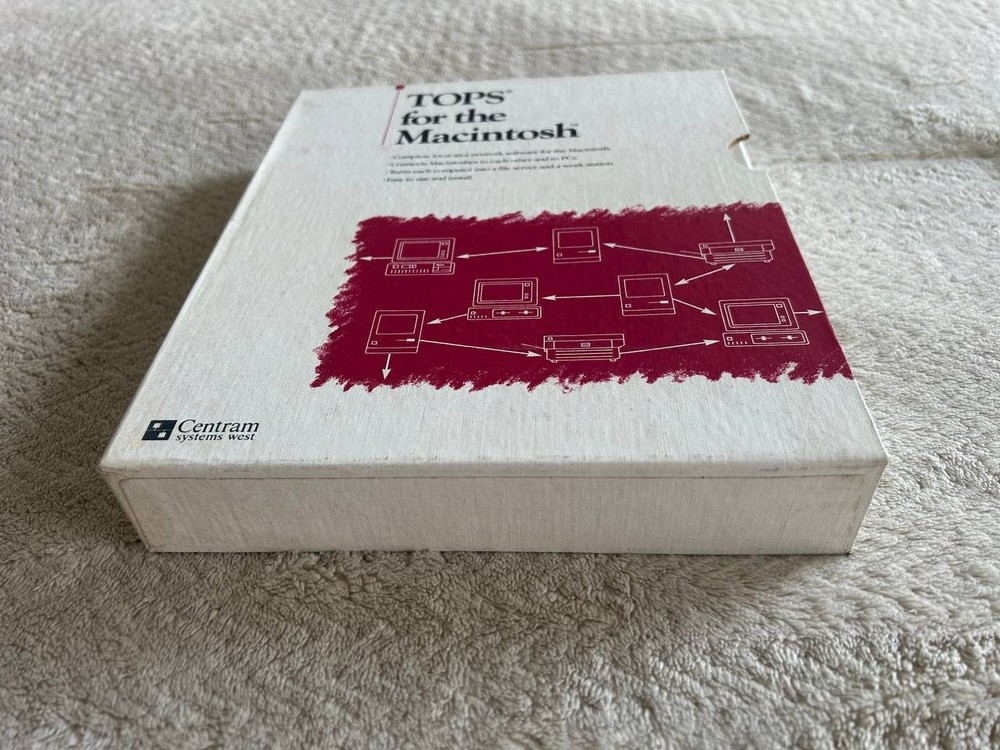 TOPS for the Macintosh. Apple software Complete Local Area Network