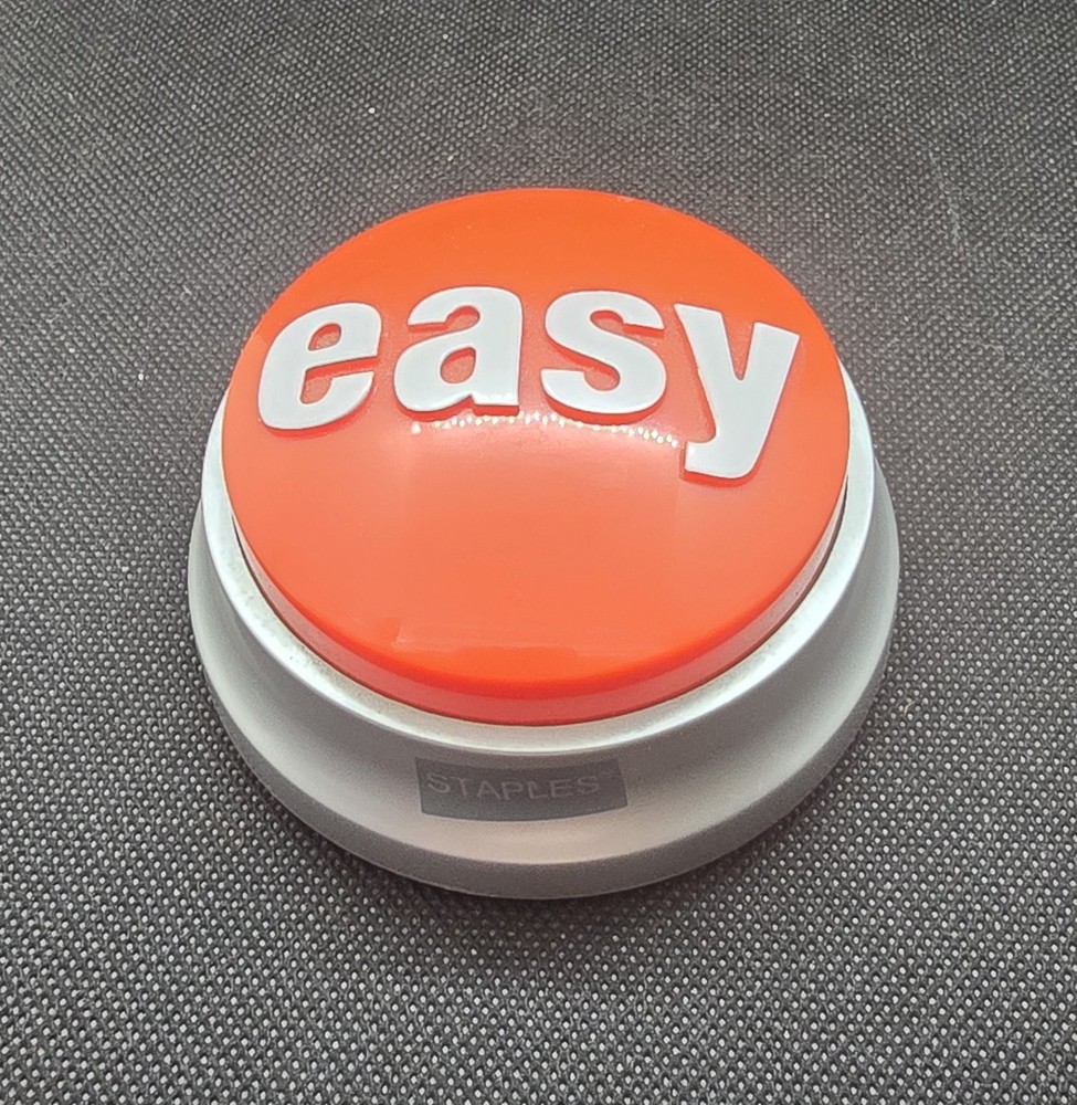 Staples "That was Easy" button - Tested works