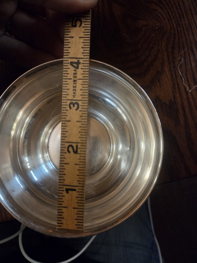Silver On Copper 4-in Bowl