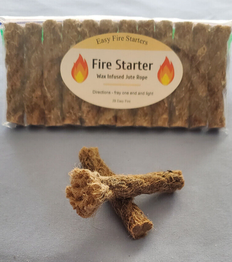 Fire Starters for fire pits, fireplaces, camping, backpacking, and survival