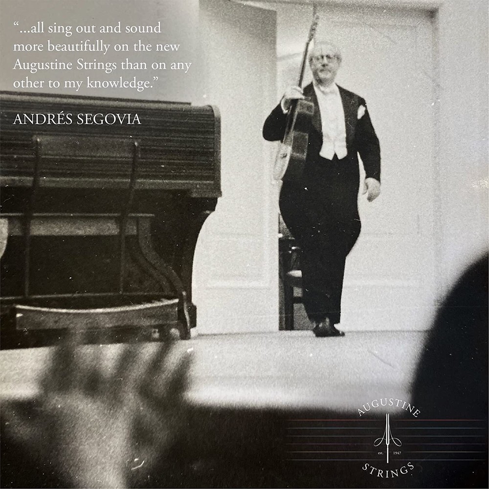 Augustine AUGBLKSET Nylon Classical Guitar Strings, Light (Limited Edition)