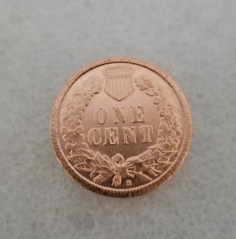 1908-S Indian Head Cent Penny Gorgeous RED Superb