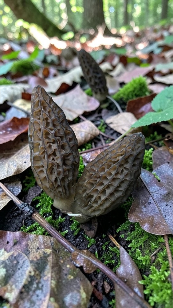 BLACK MOREL (Morchella eohespera) Mushroom Colonized Grain Spawn, 1 Quart