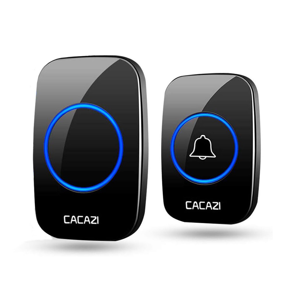 Wireless Home Doorbell Chime Long Range Plugin Receiver Waterproof Press Button