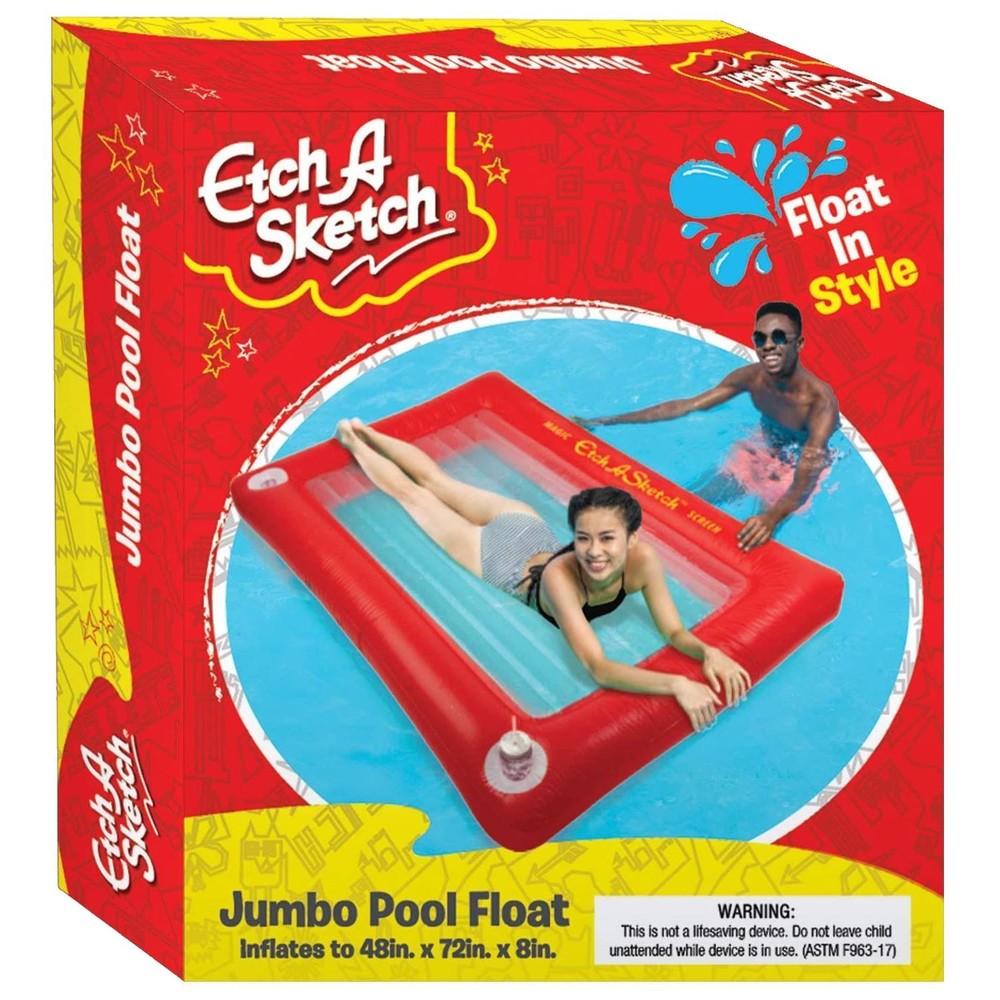 Etch-A-Sketch Jumbo Pool Float