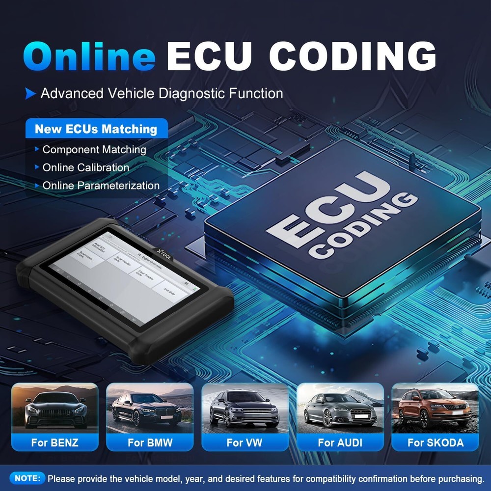 XTOOL D7S V2.0 USED Auto All System Diagnostic Tool Bi-Directional Key Coding