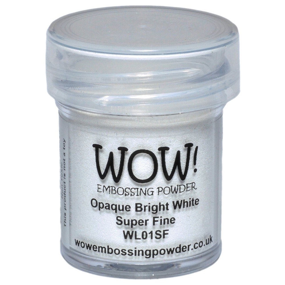 WOW! Embossing Powder Super Fine 15ml Opaque Bright White