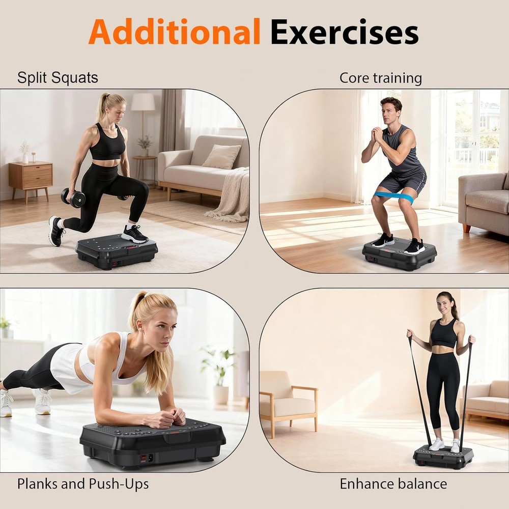 Vibration Plate Exercise Machine for Lymphatic Drainage,Power Vibrate Stand Shak
