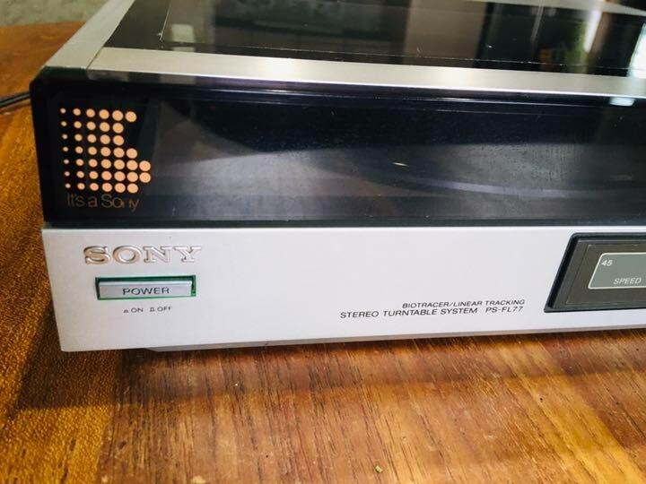 SONY PS-FL77 Stereo Turntable Record Player
