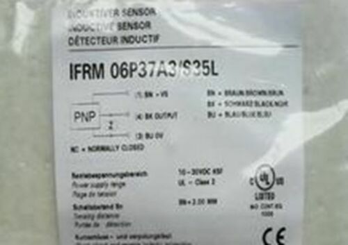 1PC New Baumer proximity switch IFRM 06P37A3 / S35L ^