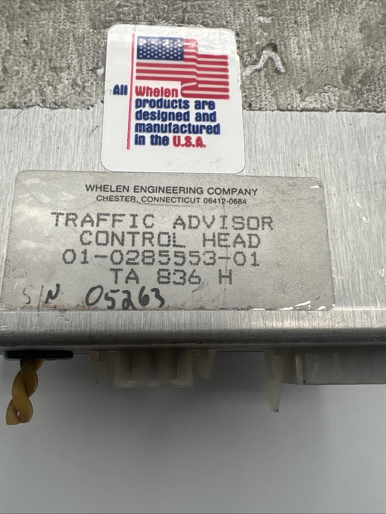 Whelen Traffic Advisor controller Direction Indicator TA 836 H