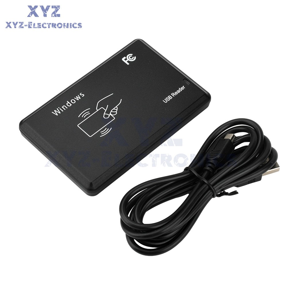 125Khz USB RFID Contactless Proximity Sensor Smart ID Card Reader EM4100