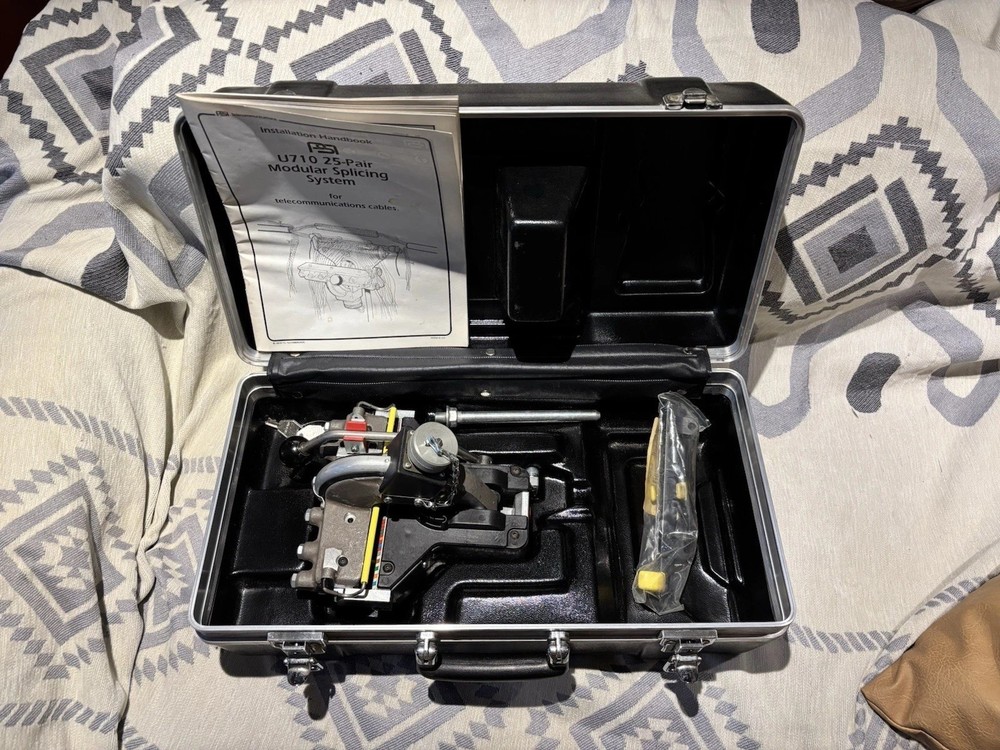 PSI 3M 710 25-Pair Copper Splicing System Press & Carrying Case