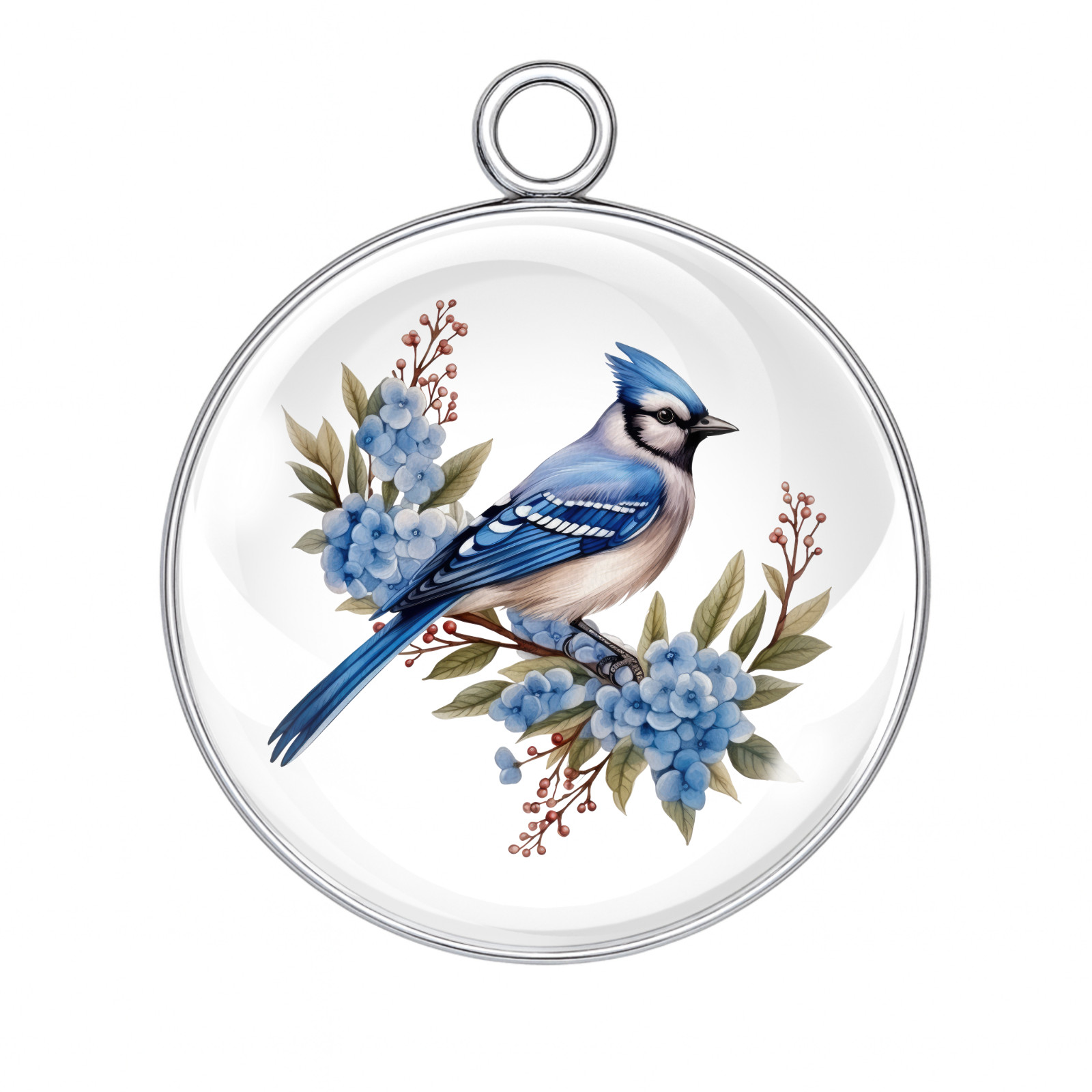 Blue Jay Charms for Jewelry Making