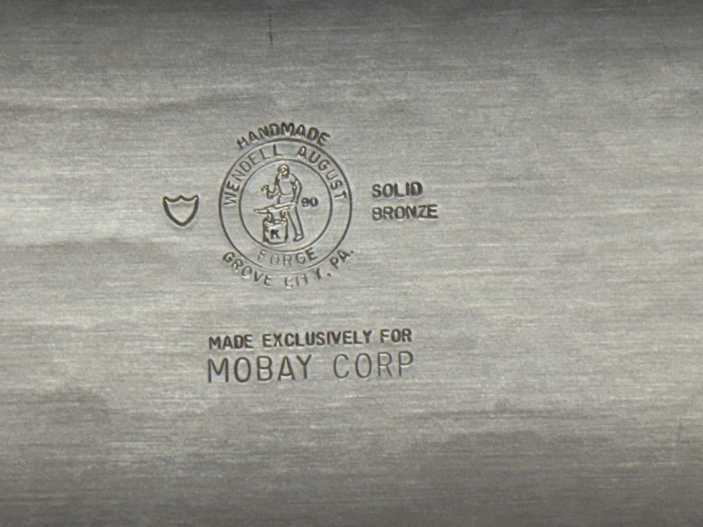 Wendell August Forge Solid Bronze Rectangular Tray Baywood Country Club