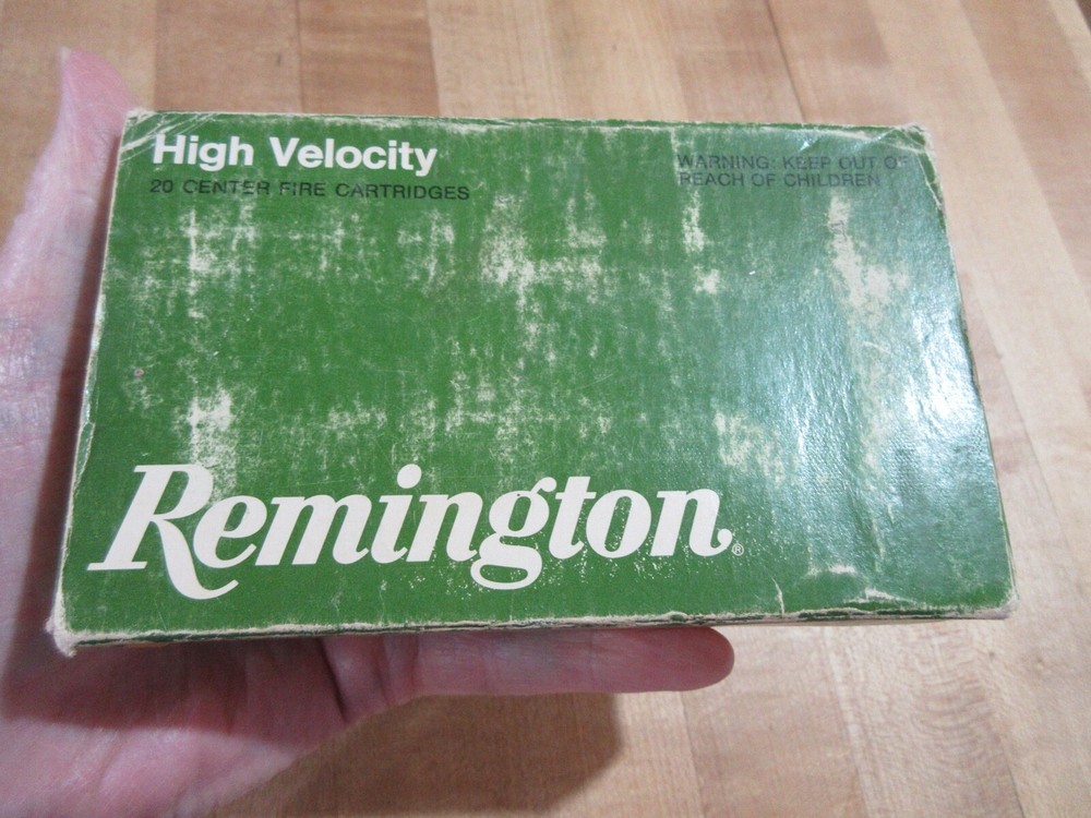 Empty Ammo Box Remington Hi Vel 30-06 Springfield  with insert (w15) #24
