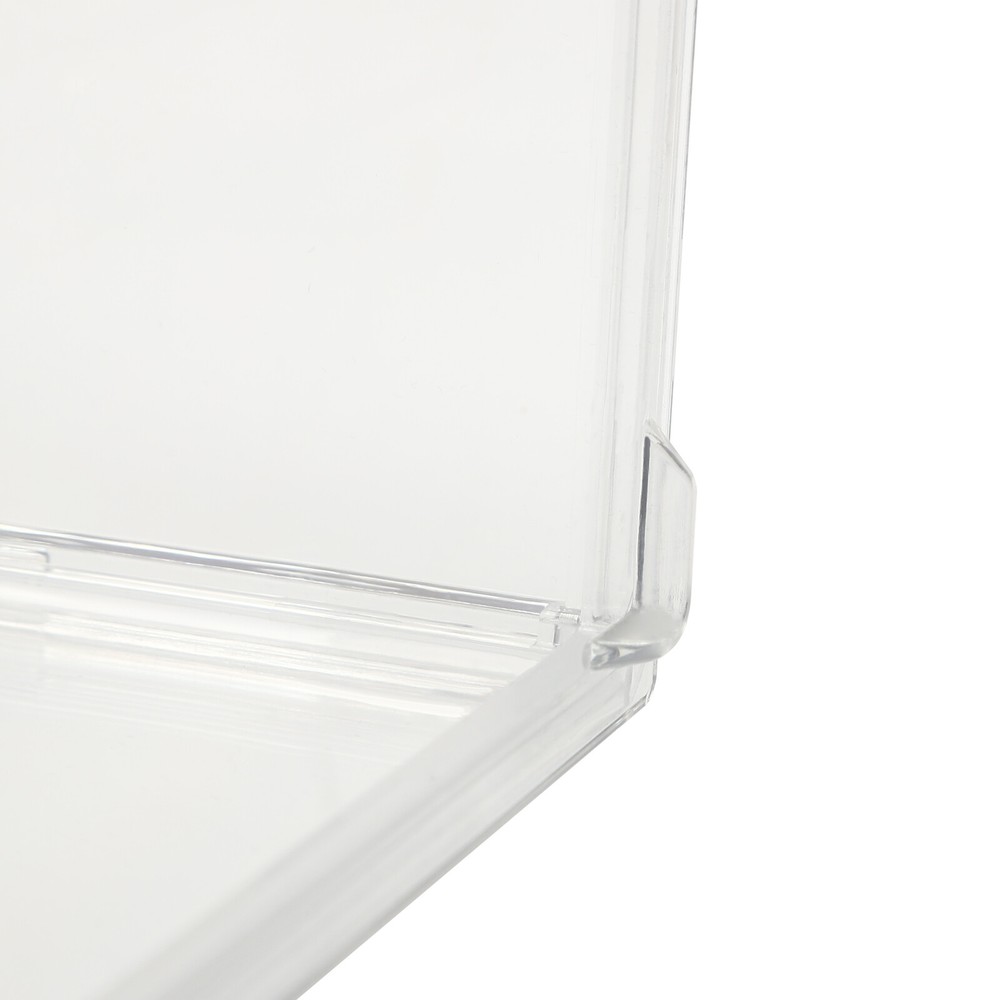 Compact 2-Tier Display Shelf Clear Cake Cupcake Bread Storage Box Display Case