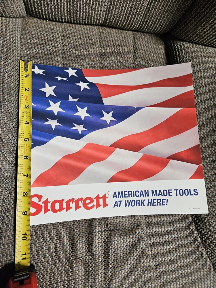Starrett Tools Poster