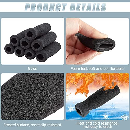 4Pcs Heavy Duty Foam Cane Handle Grip Replacement