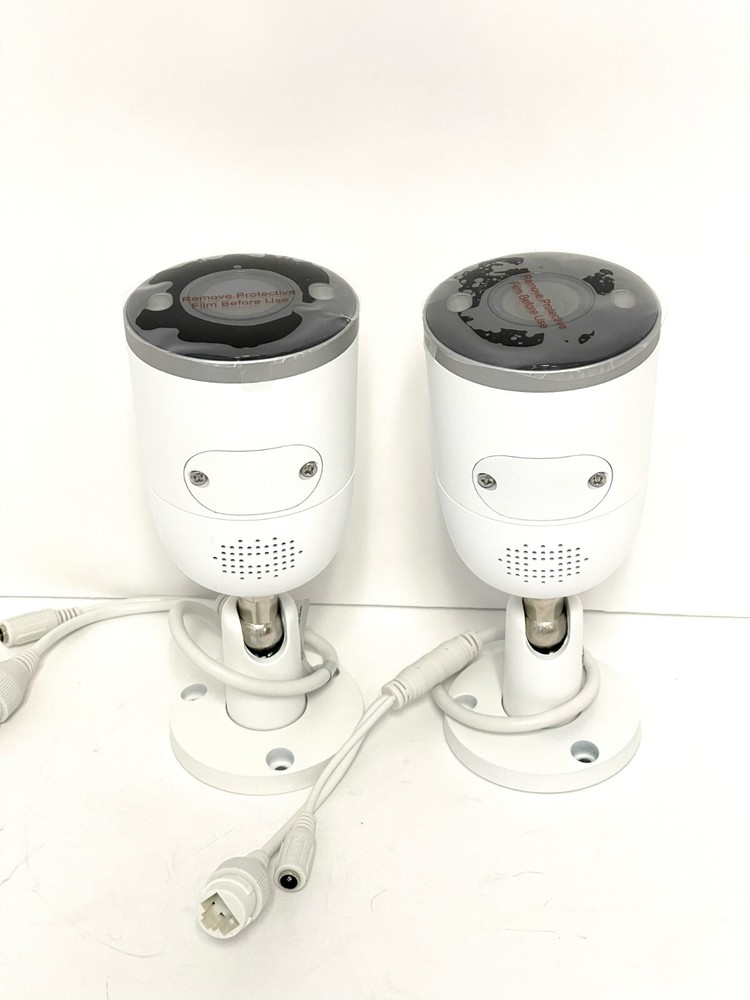 LOREX E892AB-Z 4K Ultra HD Smart Deterrence IP 2 X Camera + cable w/Smart Motion