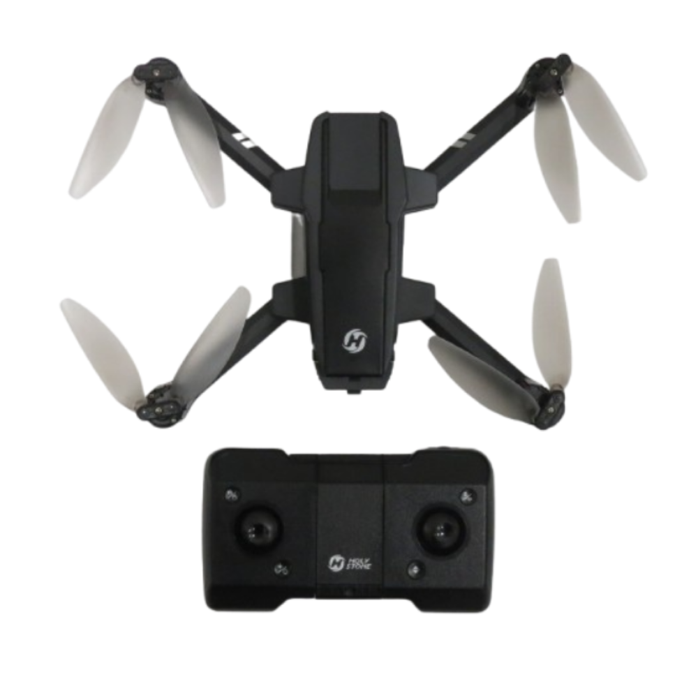 Foldable FPV Drone 1080P WiFi Camera, Long Battery, Auto Hover + Carrying Case