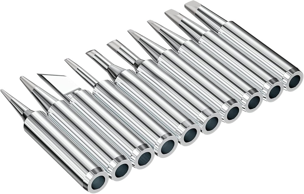 10 Pcs 900M Soldering Iron Tips, Replacement Soldering Tips, Compatible with HAK